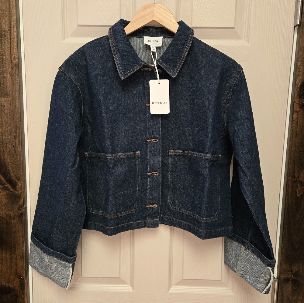 Heyson Cropped Jean Jacket